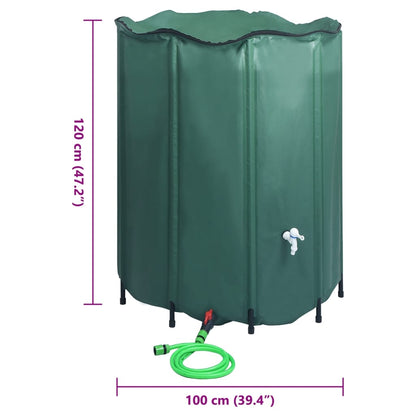 Collapsible Rain Water Tank with Spigot 1000 L