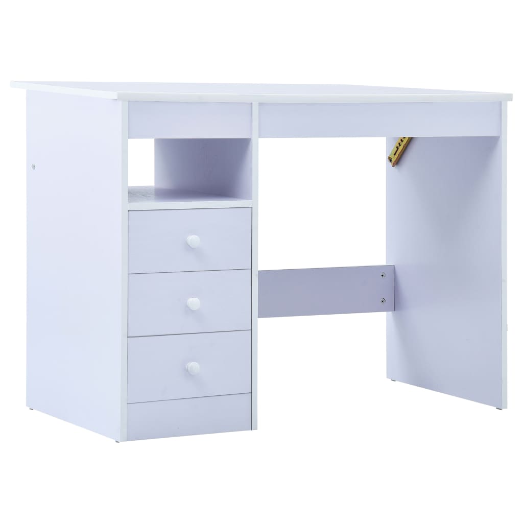 Children Drawing Study Desk Tiltable White