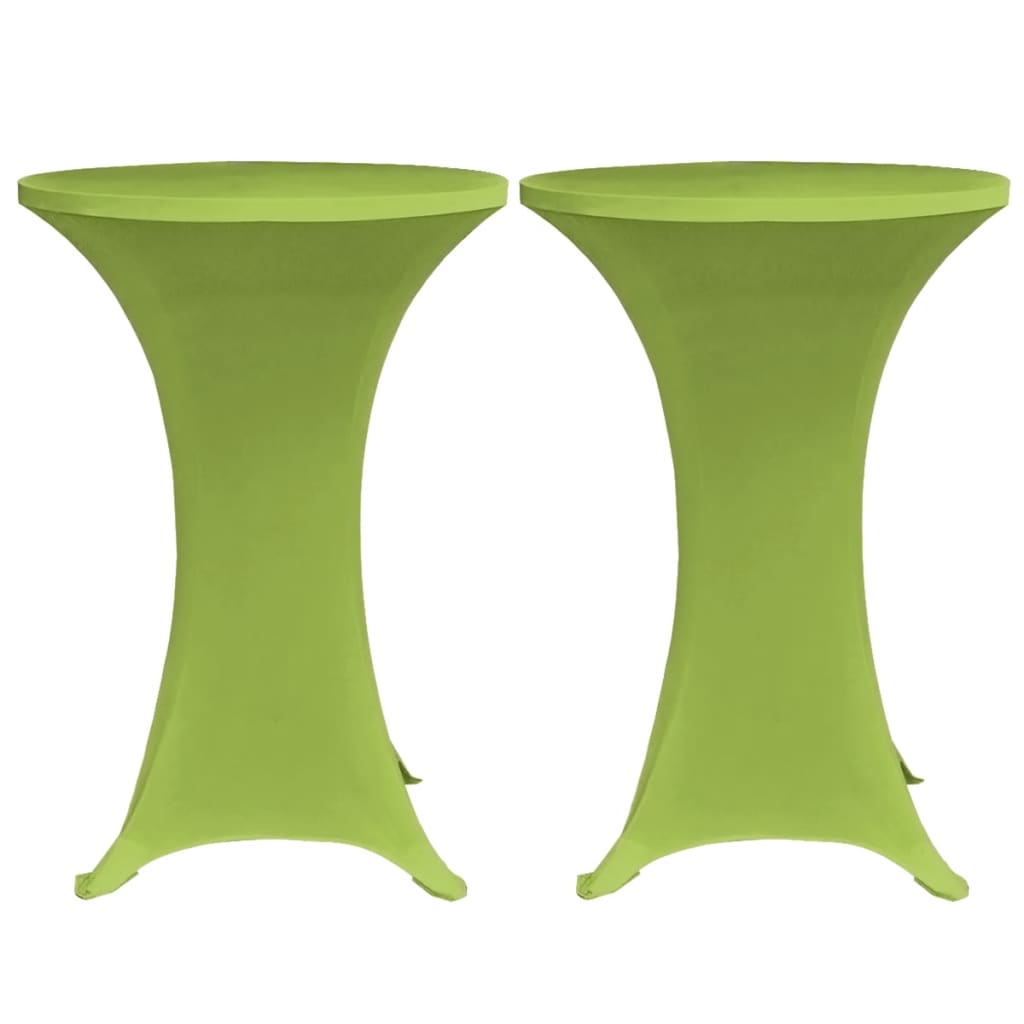 Stretch Table Cover 4 pcs 70 cm Green