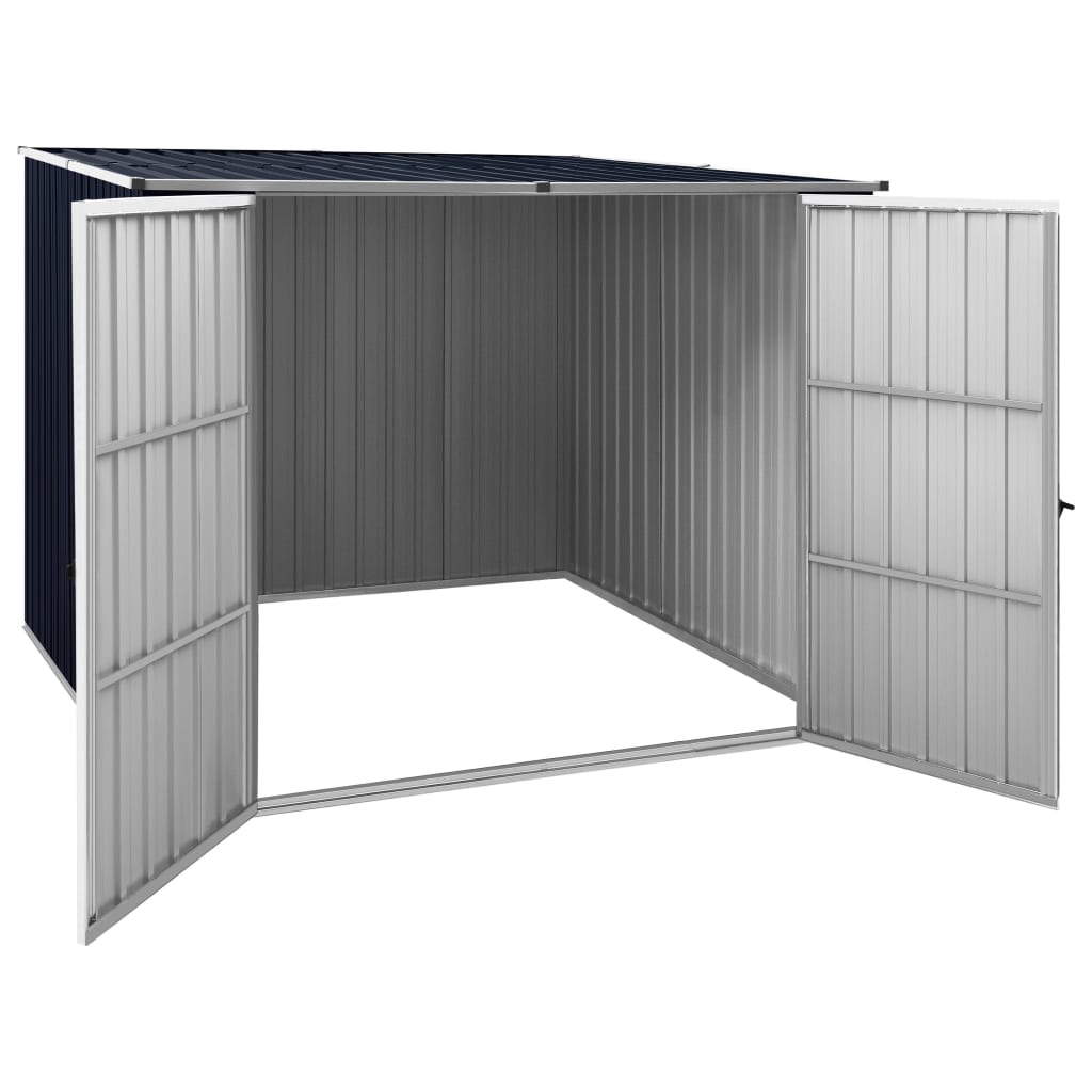 Garden Shed Anthracite 195x198x159 cm Galvanised Steel