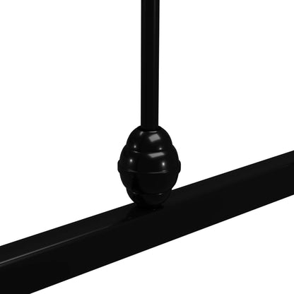 Bed Frame Black Metal 160x200 cm