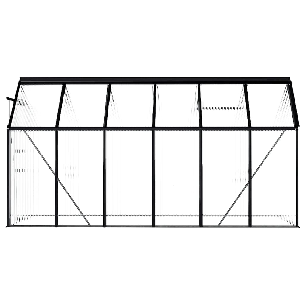 Greenhouse Anthracite Aluminium 7.03 m²