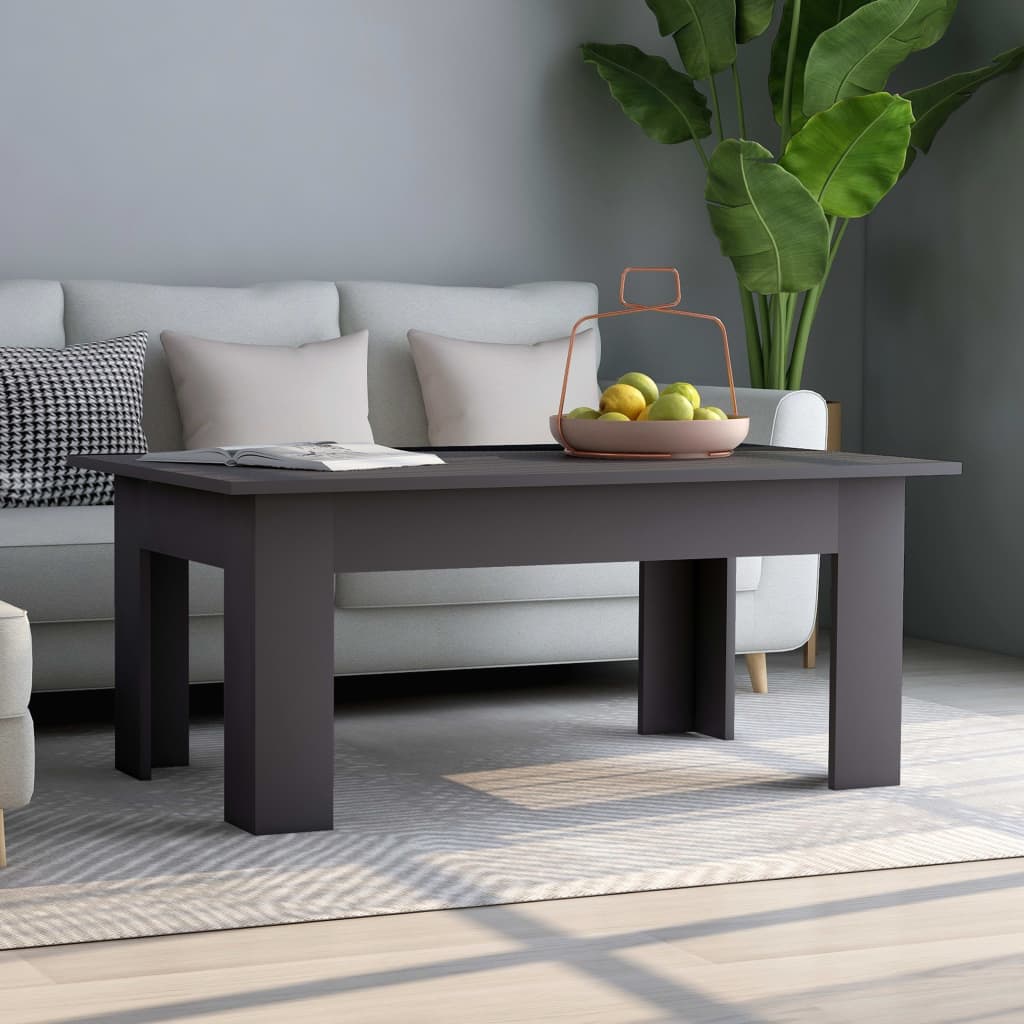 Coffee Table Grey 100x60x42 cm Engineered Wood