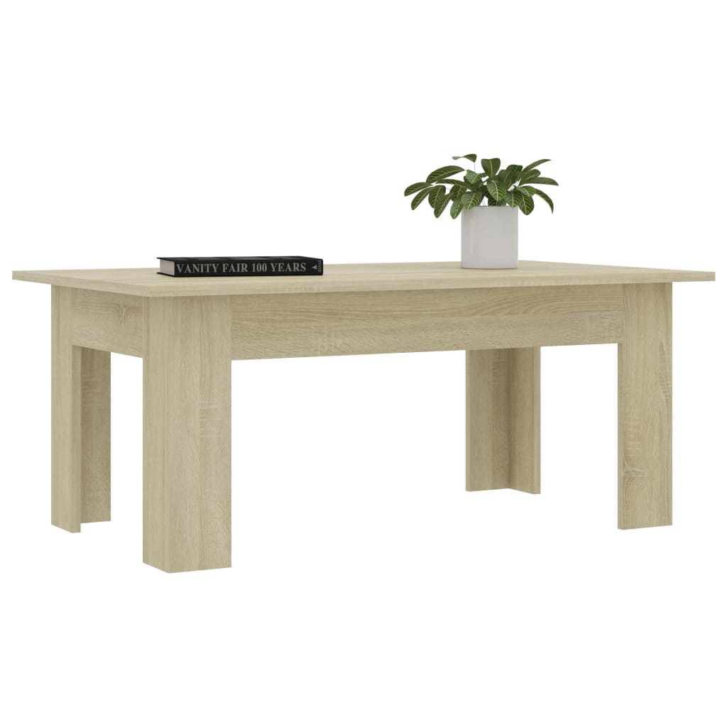 Coffee Table Sonoma Oak 100x60x42 cm Engineered Wood