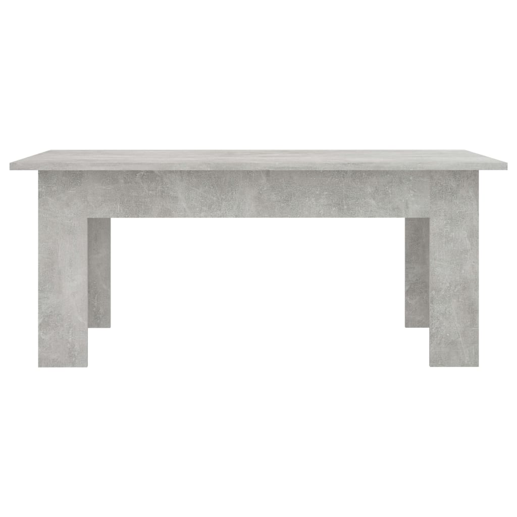 Coffee Table Concrete Grey 100x60x42 cm Engineered Wood