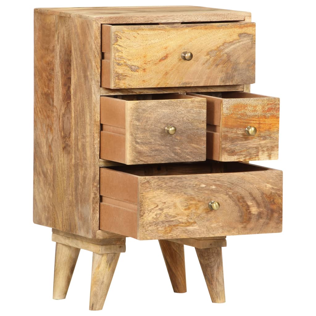 Bedside Cabinet 36x30x60 cm Solid Mango Wood