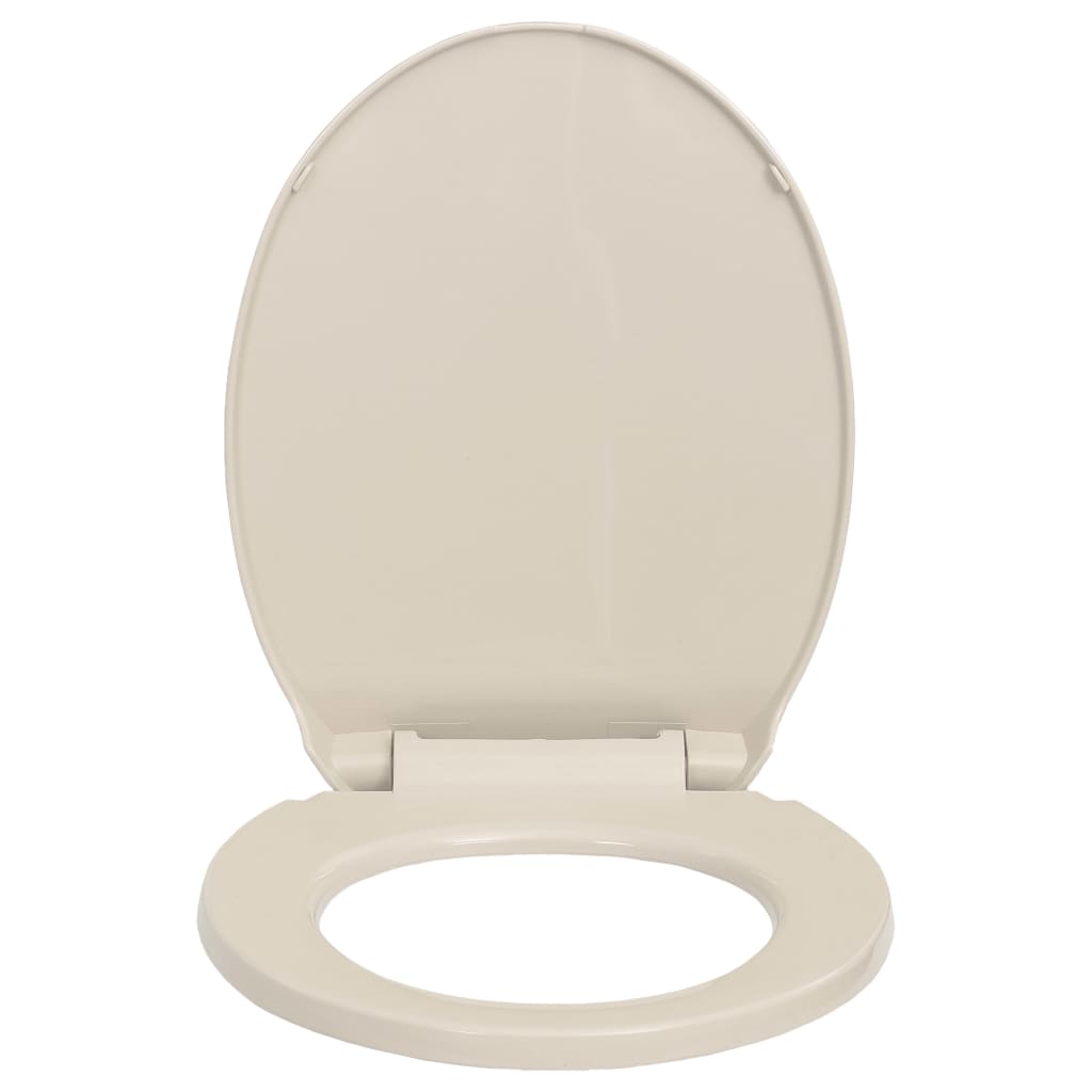 Soft-Close Toilet Seat Apricot Oval