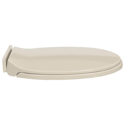 Soft-Close Toilet Seat Apricot Oval