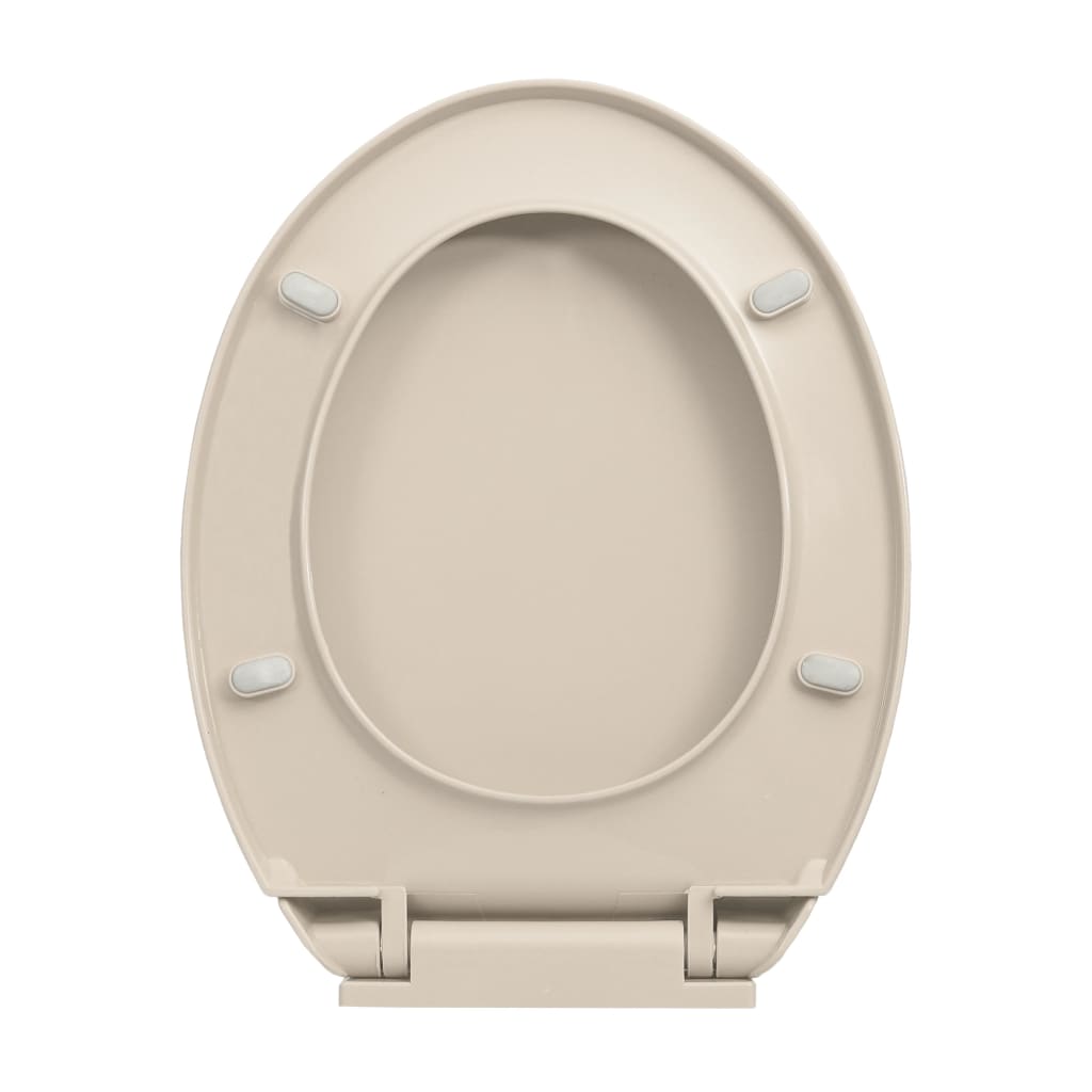 Soft-Close Toilet Seat Apricot Oval