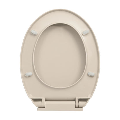 Soft-Close Toilet Seat Apricot Oval