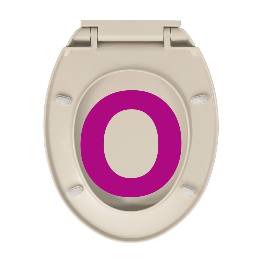 Soft-Close Toilet Seat Apricot Oval