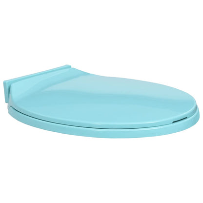 Soft-Close Toilet Seat Green Oval