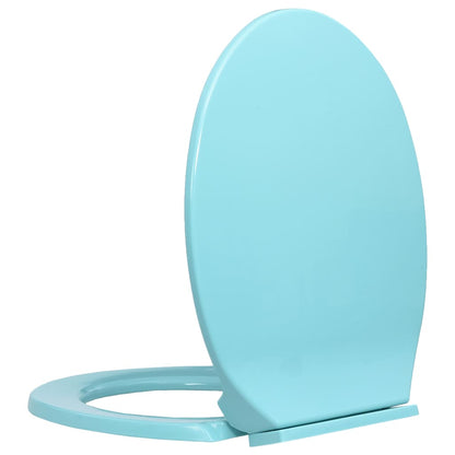 Soft-Close Toilet Seat Green Oval