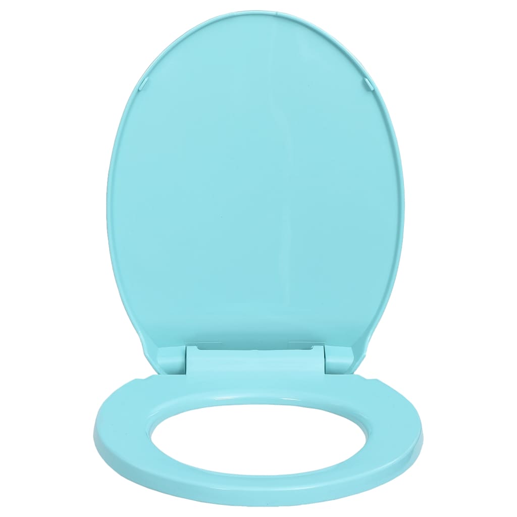 Soft-Close Toilet Seat Green Oval