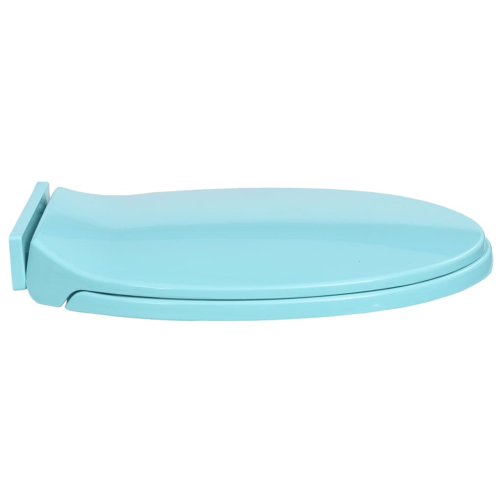 Soft-Close Toilet Seat Green Oval