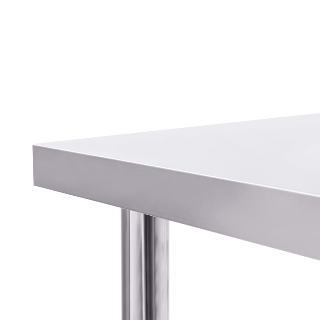 Kitchen Work Table 100x60x85 cm Stainless Steel