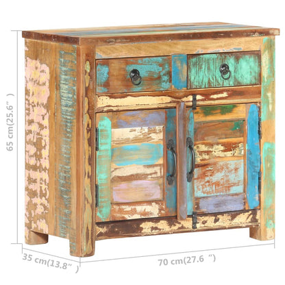 Sideboard 70x35x65 cm Solid Reclaimed Wood