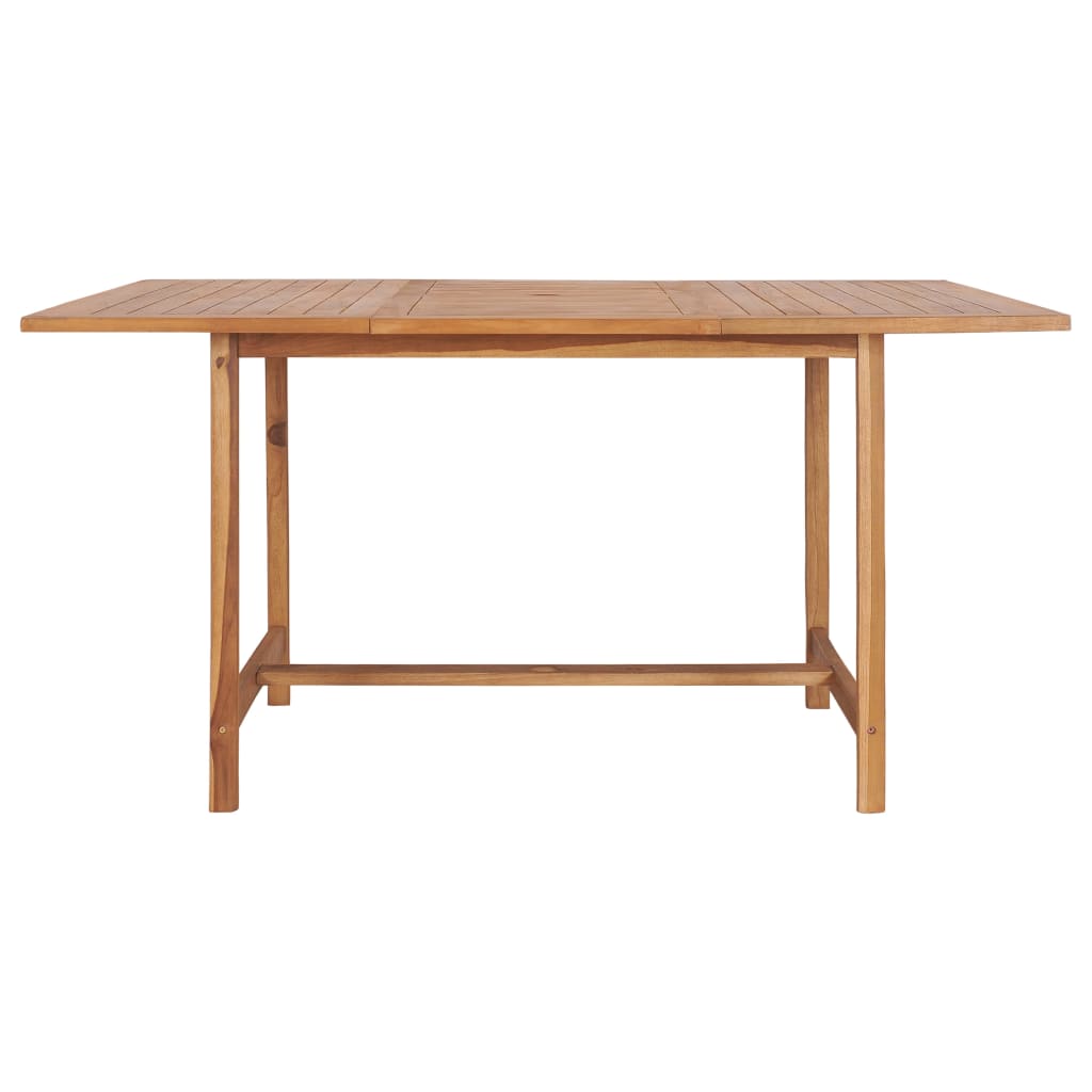 Garden Table 150x150x76 cm Solid Teak Wood