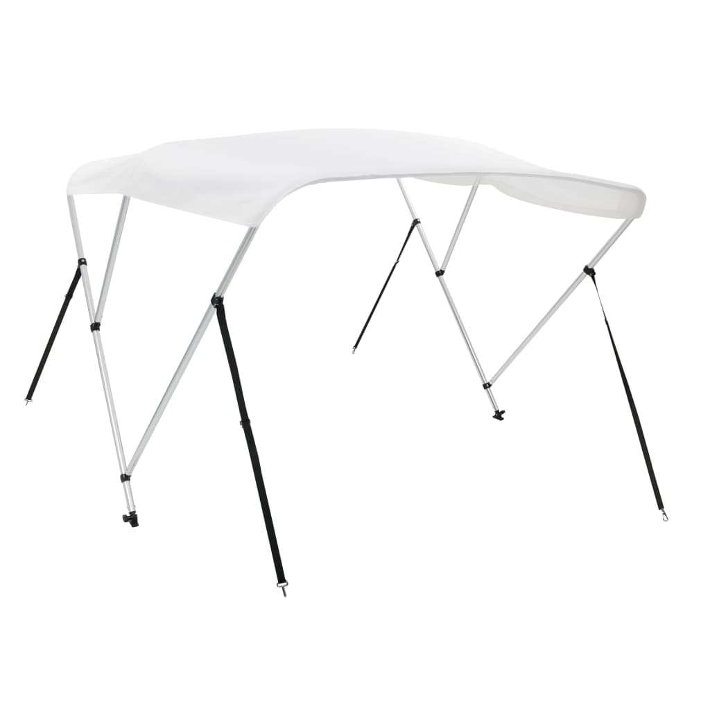 3 Bow Bimini Top White 183x196x137 cm