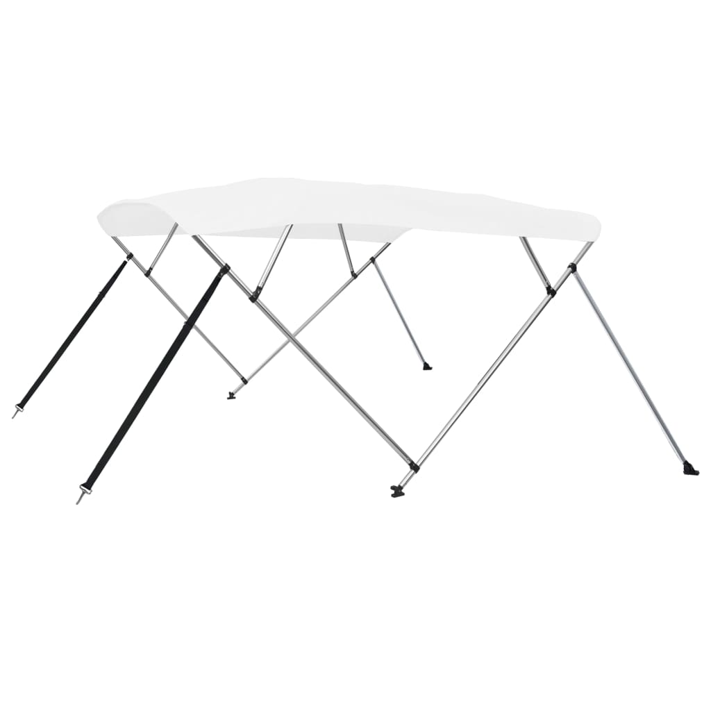 4 Bow Bimini Top White 243x180x137 cm