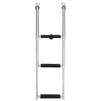 Folding Boarding Ladder 3-step Stainless Steel