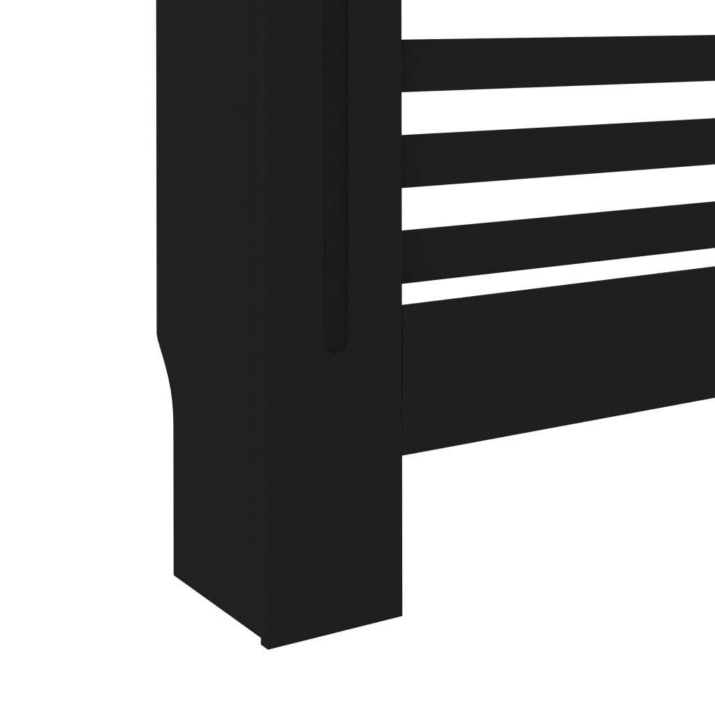 Radiator Cover Black 172x19x81.5 cm MDF