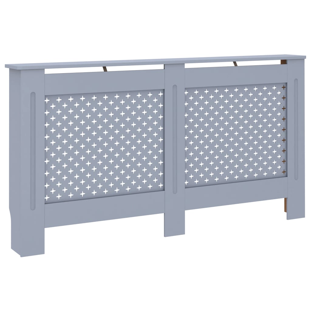 Radiator Cover Anthracite 152x19x81.5 cm MDF