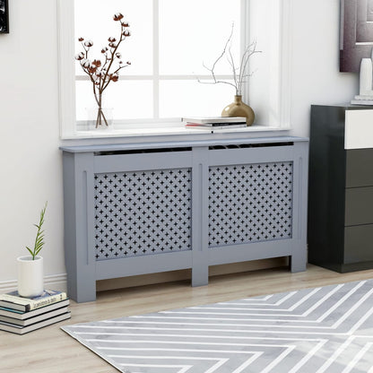 Radiator Cover Anthracite 152x19x81.5 cm MDF