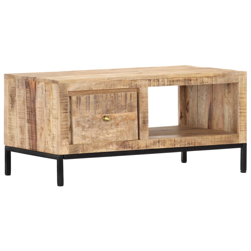 Coffee Table 88x50x42 cm Solid Mango Wood