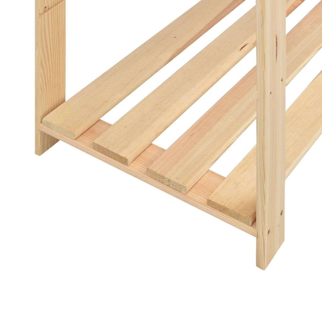 5-Tier Storage Racks 5 pcs 170x38x170 cm Solid Pinewood 500 kg