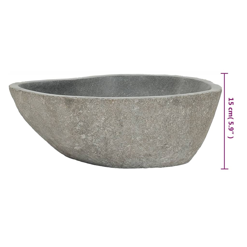 Basin River Stone Oval (37-46)x(29-36) cm