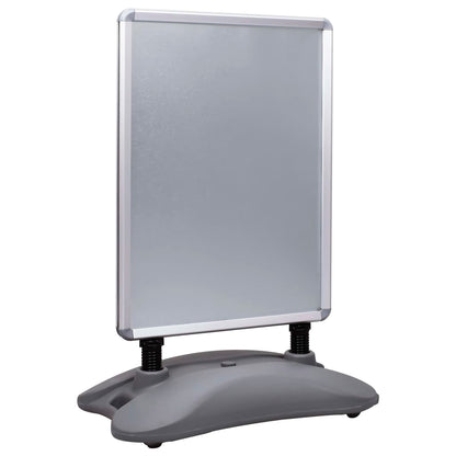 A1 Waterbase Poster Stand Grey Aluminium Alloy