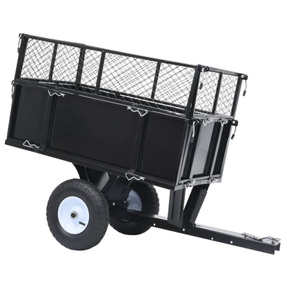 Tipping Trailer for Lawn Mower 150 kg Load