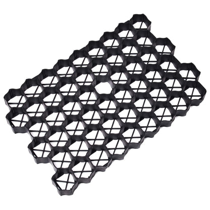 Grass Grids 16 pcs Black 60x40x3 cm Plastic