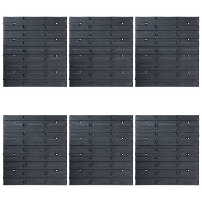 96 Piece Storage Bin Kit with Wall Panels Blue