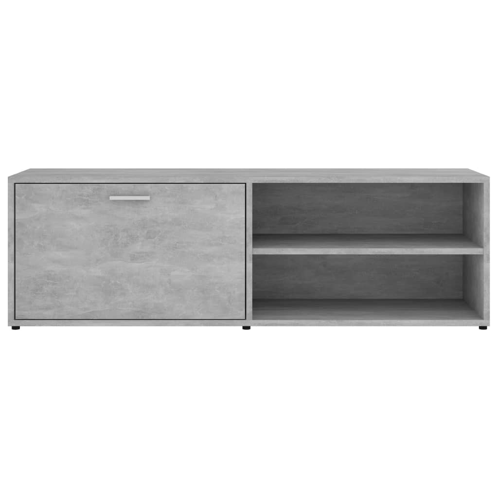 TV Cabinet Concrete Grey 120x34x37 cm Engineered Wood