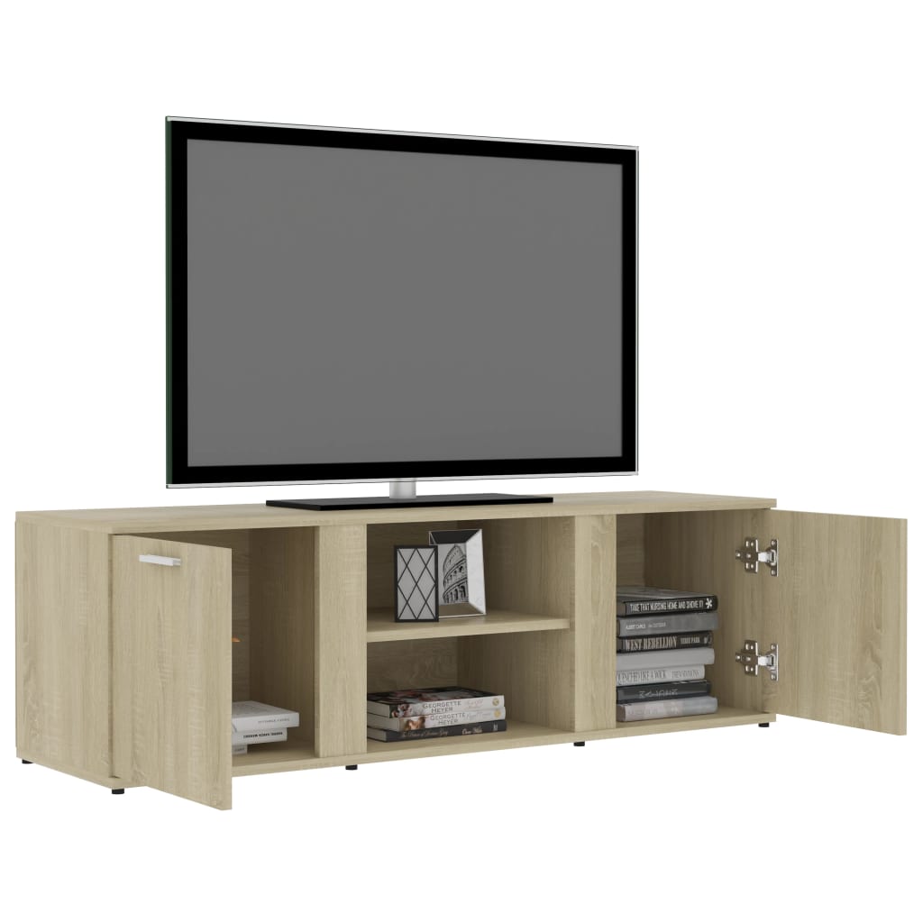 TV Cabinet Sonoma Oak 120x34x37 cm Engineered Wood