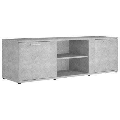 TV Cabinet Concrete Grey 120x34x37 cm Engineered Wood