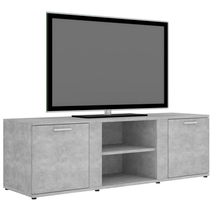 TV Cabinet Concrete Grey 120x34x37 cm Engineered Wood