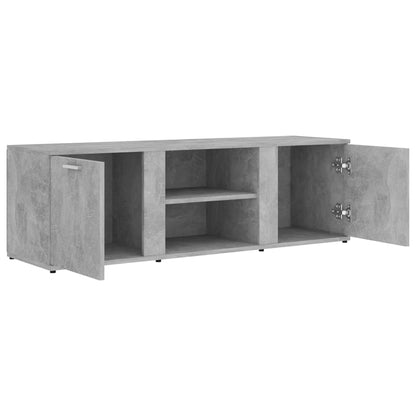 TV Cabinet Concrete Grey 120x34x37 cm Engineered Wood