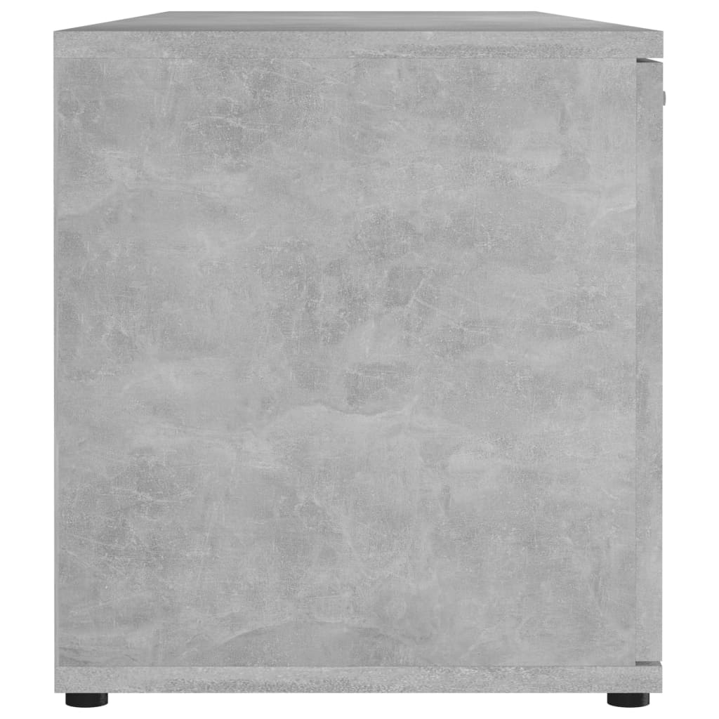 TV Cabinet Concrete Grey 120x34x37 cm Engineered Wood