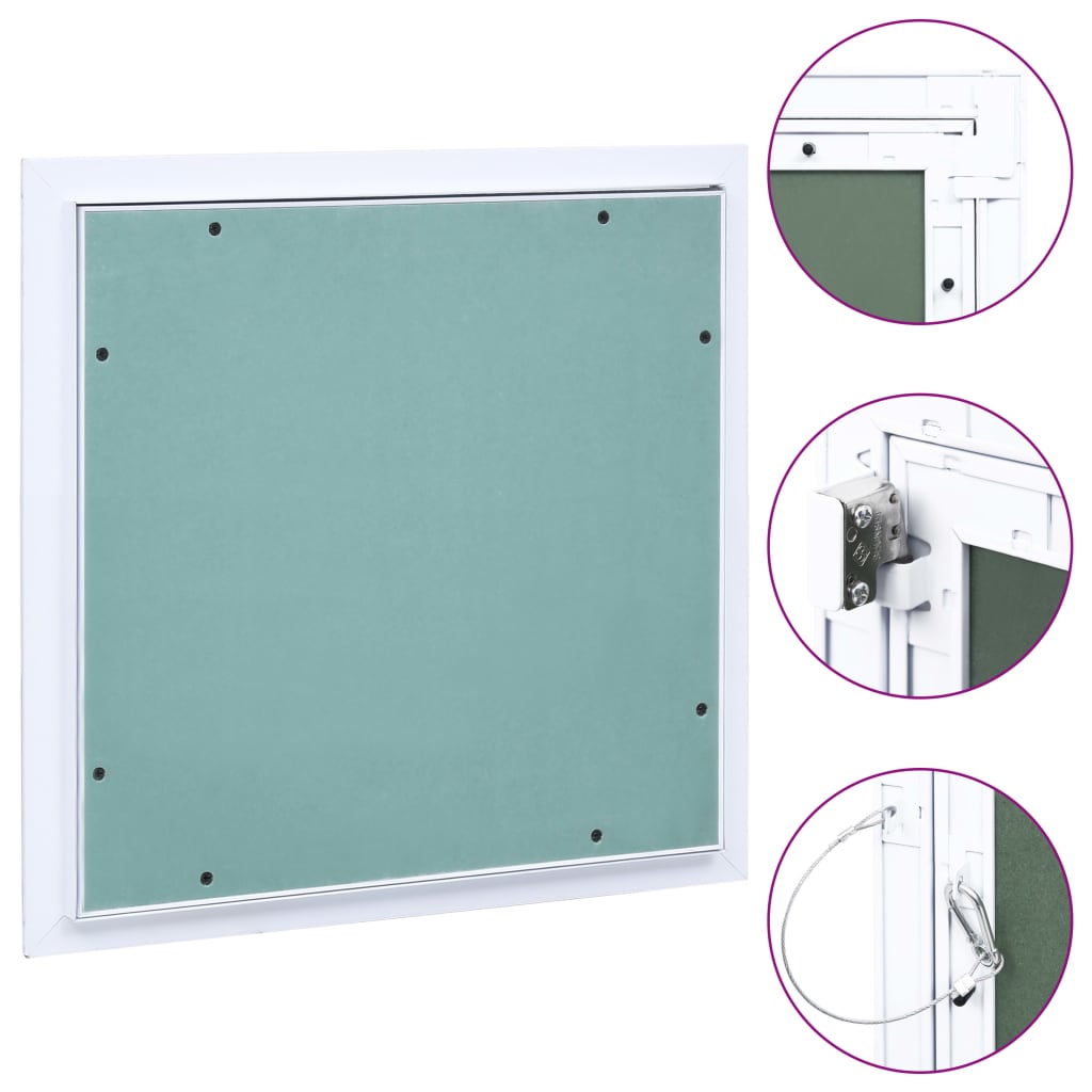 Access Panel with Aluminium Frame and Plasterboard 200x200 mm