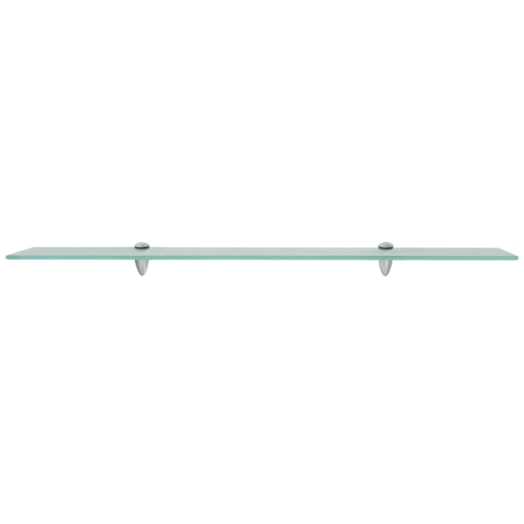 Floating Shelves 2 pcs Glass 90x10 cm 8 mm