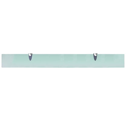 Floating Shelves 2 pcs Glass 90x10 cm 8 mm