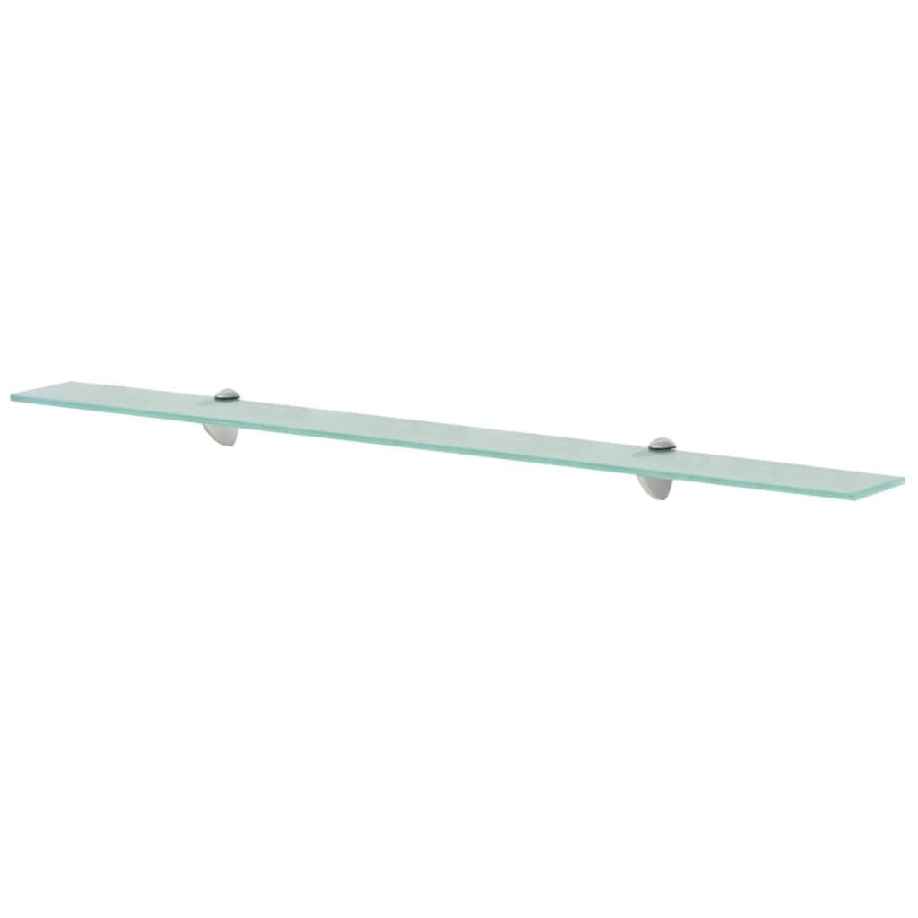 Floating Shelves 2 pcs Glass 100x20 cm 8 mm