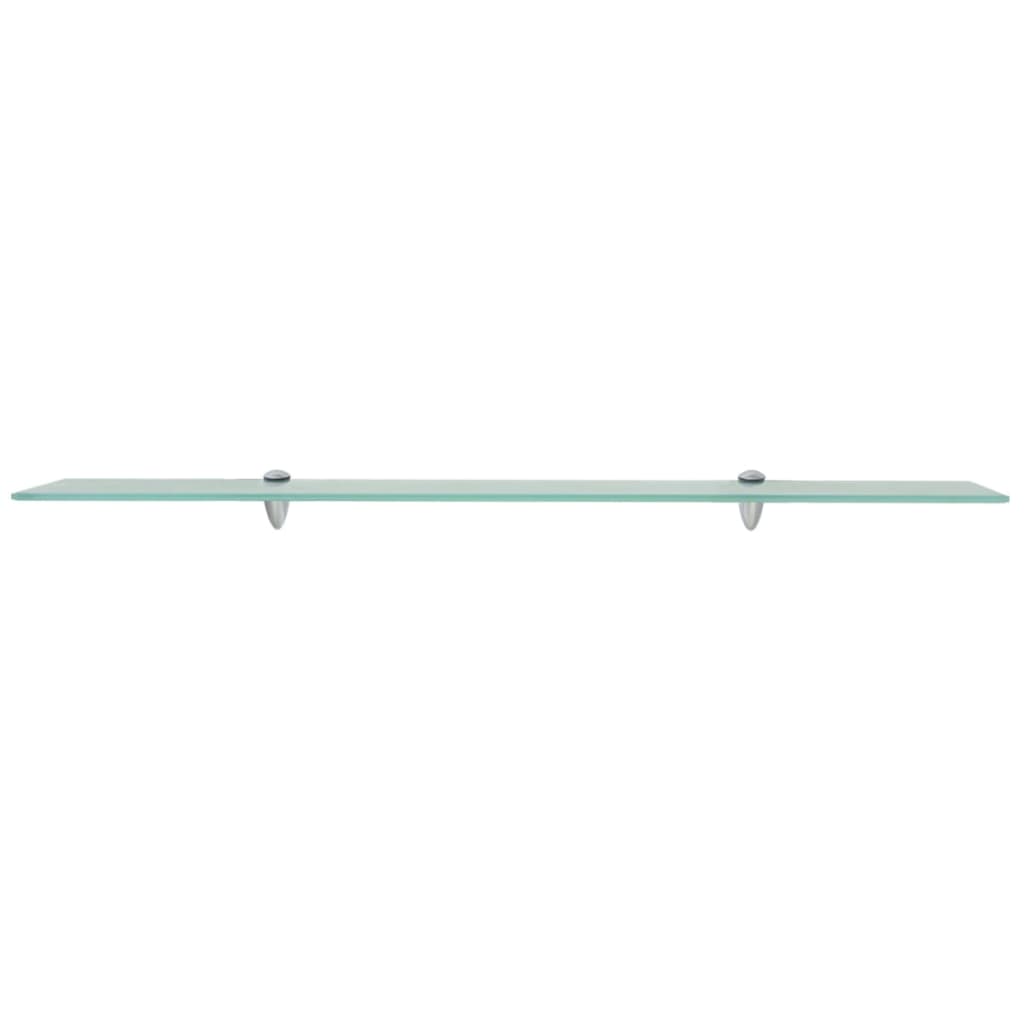 Floating Shelves 2 pcs Glass 100x20 cm 8 mm