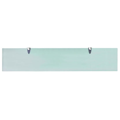 Floating Shelves 2 pcs Glass 100x20 cm 8 mm