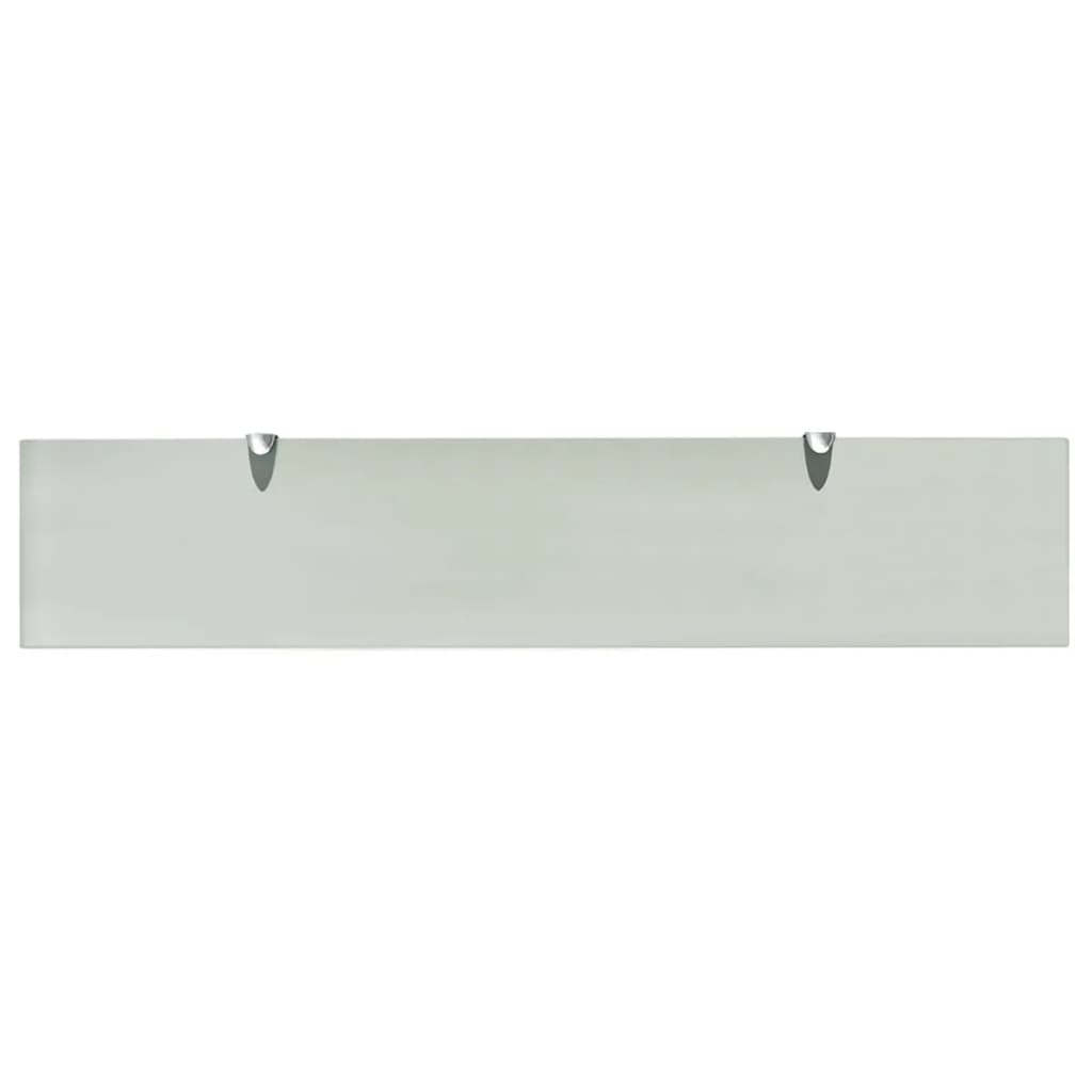 Floating Shelves 2 pcs Glass 100x20 cm 8 mm