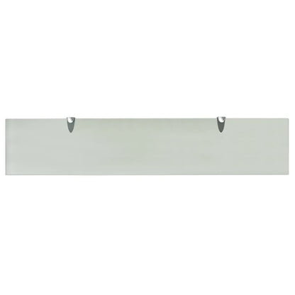 Floating Shelves 2 pcs Glass 100x20 cm 8 mm