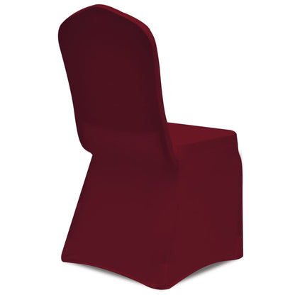 Chair Cover Stretch Burgundy 24 pcs